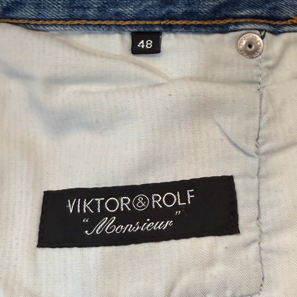 Viktor & Rolf "Monsieur" Style F332 Distressed Jeans - Picture 7 of 11